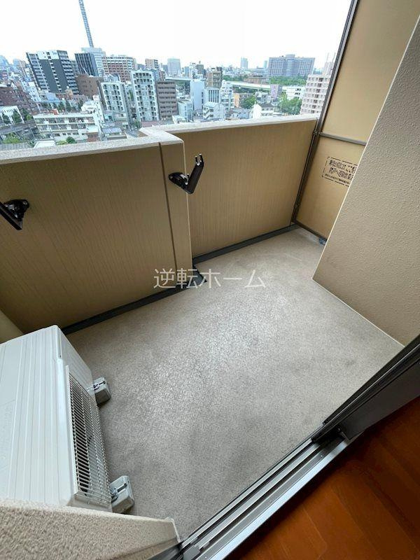 エコロジー鶴舞レジデンス　名古屋市賃貸　仲介手数料無料のバルコニー