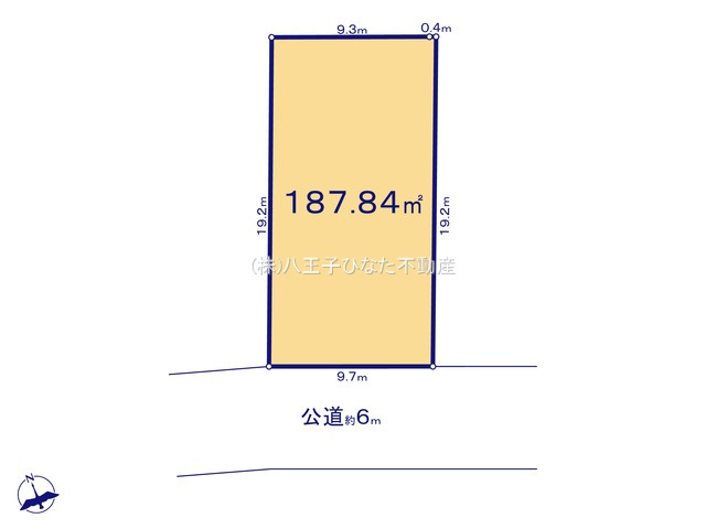 『八王子市土地』八王子市兵衛2-18-35【仲介手数料無料】の土地図|～仲介手数料無料☆八王子ひなた不動産～八王子市兵衛　売地
