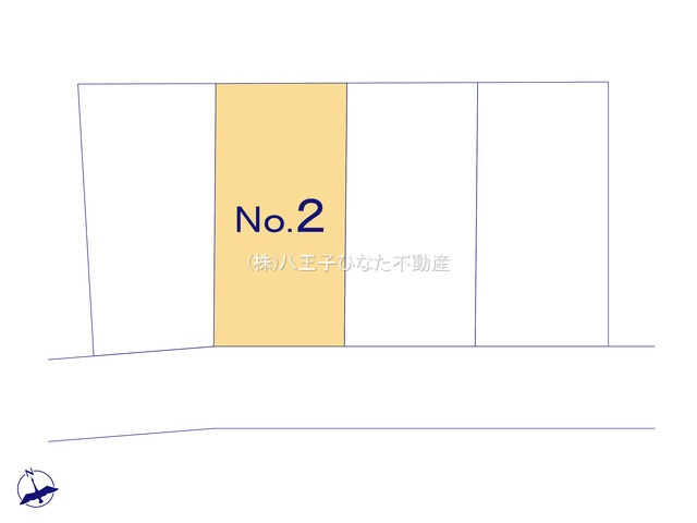 『八王子市土地』八王子市兵衛2-18-35【仲介手数料無料】の区画図|～仲介手数料無料☆八王子ひなた不動産～八王子市兵衛　売地
