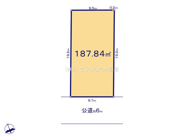 『八王子市土地』八王子市兵衛2-18-36【仲介手数料無料】の土地図|～仲介手数料無料☆八王子ひなた不動産～八王子市兵衛　売地
