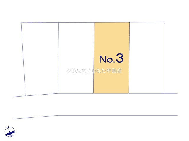『八王子市土地』八王子市兵衛2-18-36【仲介手数料無料】の区画図|～仲介手数料無料☆八王子ひなた不動産～八王子市兵衛　売地
