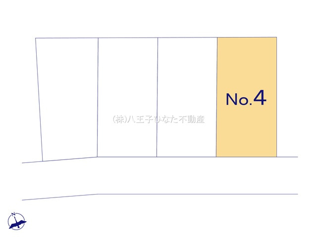 『八王子市土地』八王子市兵衛2-18-37【仲介手数料無料】の区画図|～仲介手数料無料☆八王子ひなた不動産～八王子市兵衛　売地
