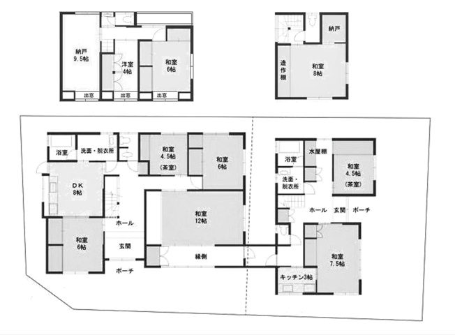【間取り】 | 亀岡　南つつじヶ丘大葉台一丁目　一戸建