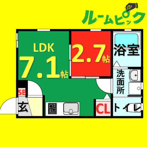 ピアチェーレ桜　名古屋市賃貸　仲介手数料無料の間取り