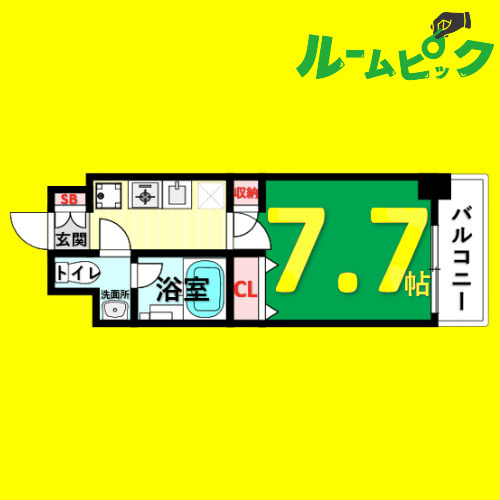 ソレイルコート桜本町　名古屋市賃貸　仲介手数料無料の間取り