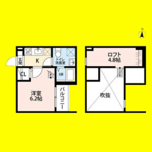 ワルキューレ　名古屋市賃貸　仲介手数料無料の間取り