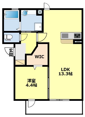 【間取り】 | ファミールカルミア | 同型タイプ