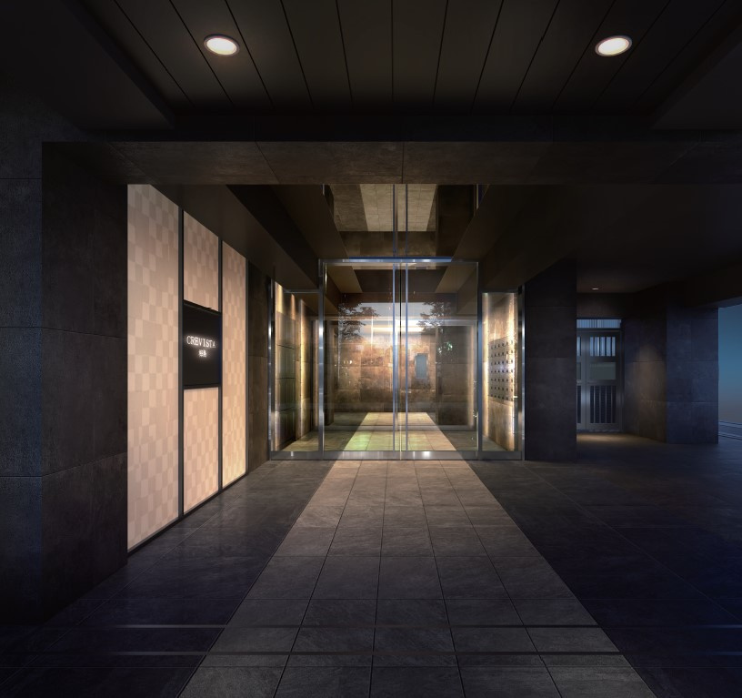 クレヴィスタ梅島のロビー