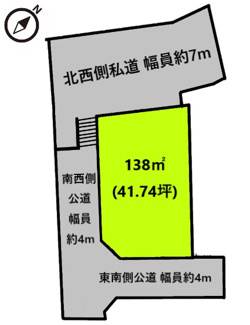 【区画図】 | グランファミーロ上座 | 南西・東南向きにより、日当たり良好！
多数の間取りをご用意しております！