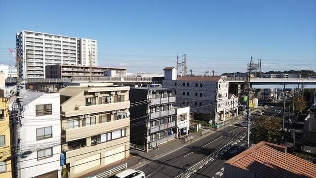 川原ビルのバルコニー