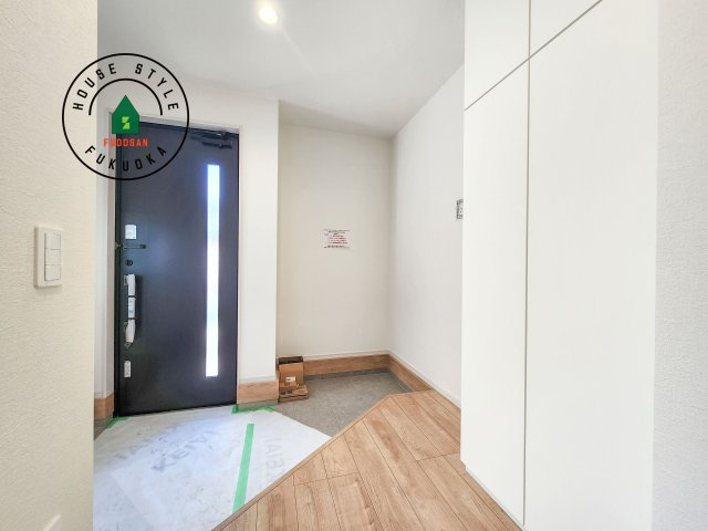 太宰府市高雄6丁目第3-2棟(1号棟)の防犯設備|二重ロックでしっかり防犯対策ができます。