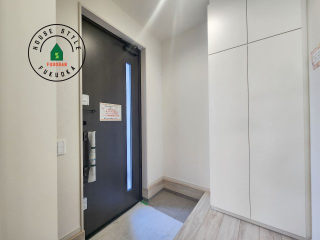 筑紫野市針摺南1丁目第1-1棟(1号棟)の防犯設備|二重ロックでしっかり防犯対策ができます。