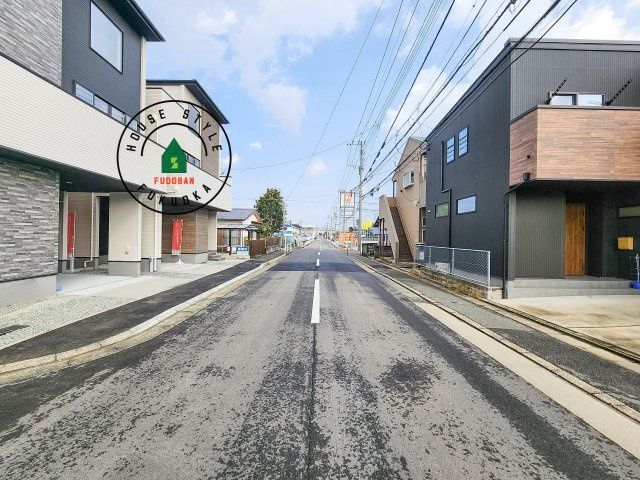 福岡市西区小戸3丁目第4-3棟(3号棟)の前面道路含む現地写真|前面道路です。