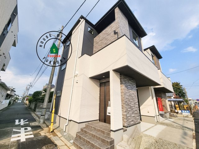 福岡市西区小戸3丁目第4-3棟(3号棟)の外観|デザイン性のある外観です。