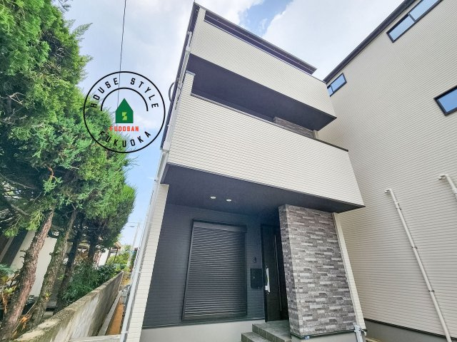 福岡市西区小戸3丁目第4-3棟(1号棟)の外観|デザイン性のある外観です。