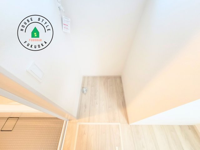 福岡市東区千早1丁目第2-2棟(1号棟)の内観：施工例|ランドリースペースとなります。広々して有効的にご使用できます。 