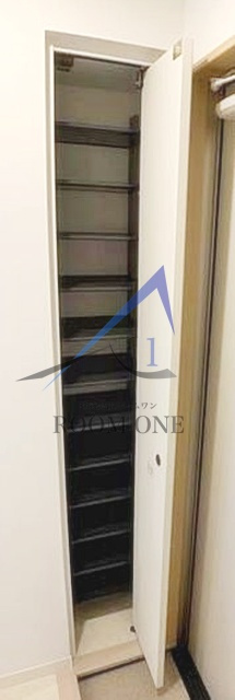 プチハウス２の収納|玄関収納です。
