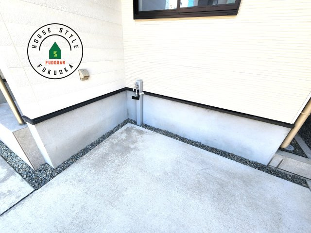 福岡市西区愛宕浜第1-3棟（2号棟）　の庭|お庭で自由な時間を過ごせます。