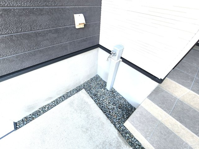 福岡市西区愛宕浜第1-3棟（1号棟）　の庭|お庭で自由な時間を過ごせます。