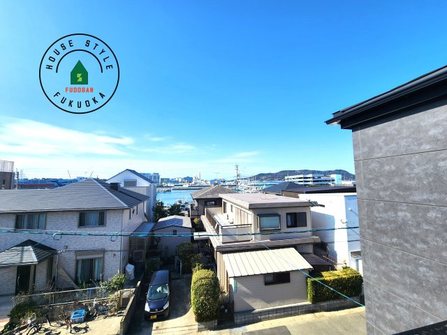 福岡市西区愛宕浜第1-3棟（3号棟）　の展望|眺望や窓からの景色が良いと、家で過ごす時間も快適です。