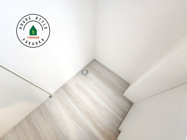 福岡市西区愛宕浜第1-3棟（3号棟）　の内観：施工例|ランドリースペースとなります。広々して有効的にご使用できます。 