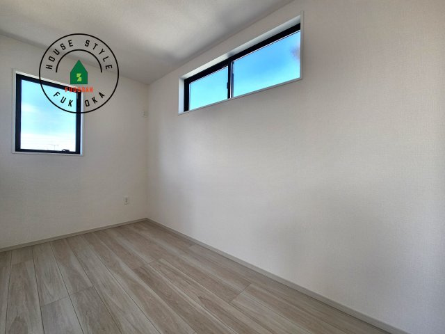 福岡市西区愛宕浜第1-3棟（3号棟）　の内観：施工例|将来的に、琉球畳を引きまして和室風にすることも可能です。