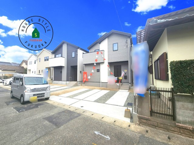 福岡市西区石丸3丁目第2-2棟（2号棟）　の前面道路含む現地写真|見学の時間などお気軽にお問い合わせ下さい。