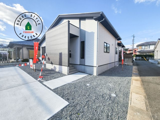 筑紫野市牛島第1-1棟（1号棟）　の外観|デザイン性のある外観です。