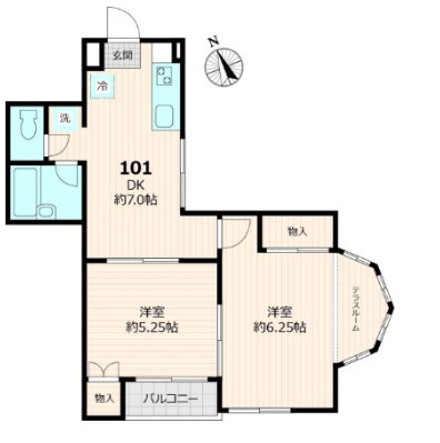 メゾンソレイユの間取り