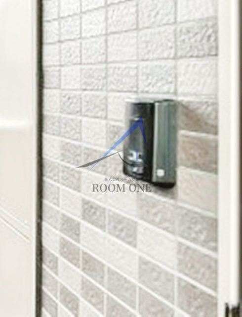 コーポ小池のセキュリティ|モニター付インターホンです。