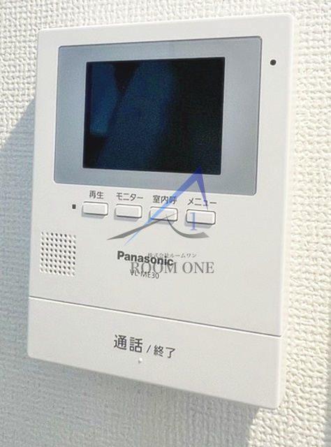 アネシア生田月見台のセキュリティ|モニター付インターホンです。