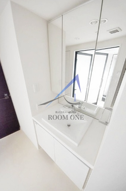 レックス日本橋水天宮プレミアタワーの洗面所|洗面台です。