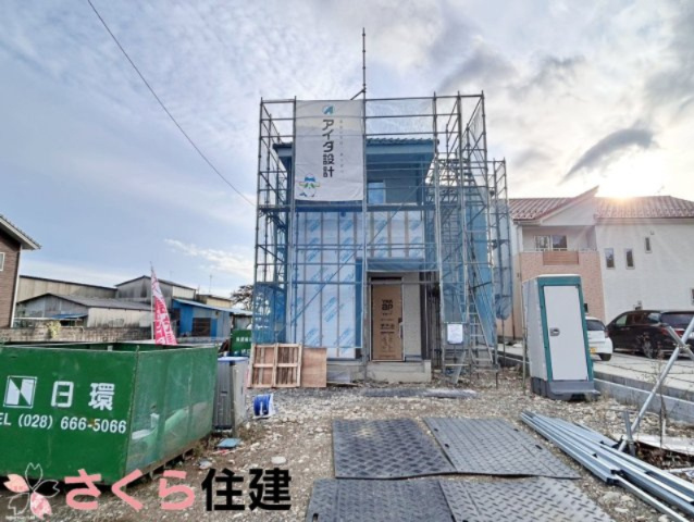 いろどりアイタウン那須塩原並木町　1号棟の外観|日当たり良好です