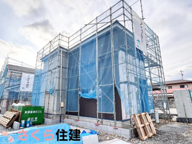 いろどりアイタウン那須塩原並木町　1号棟の外観|2026年1月完成予定となっております。