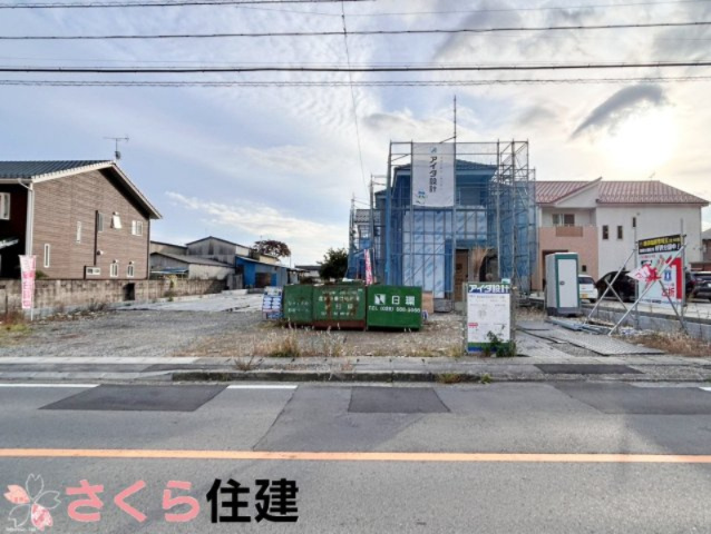 いろどりアイタウン那須塩原並木町　1号棟の前面道路含む現地写真|幹線道路沿いで交通の便が良いです◎