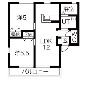 【間取り】 | レトアフリーゼB
