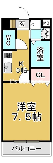 【間取り】 | ブランシェ泉中央
