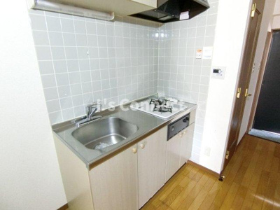 【キッチン】 | ブランシェ泉中央 | ２口ガスコンロのシステムキッチン。