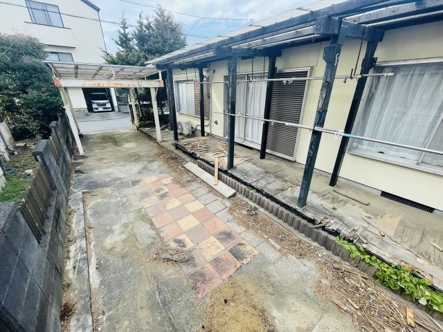 幸手市千塚戸建の庭