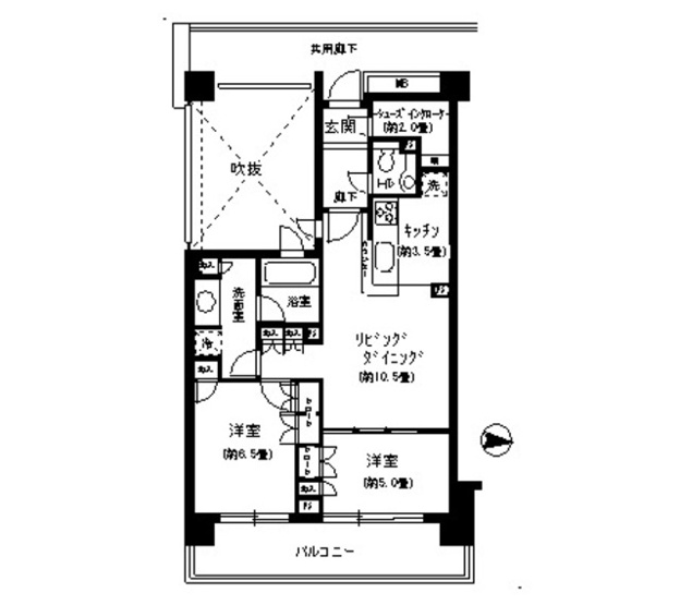 【間取り】 | 弦巻パーク・ホームズ