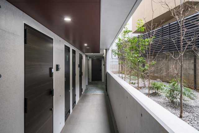 フォセット幡ヶ谷のバルコニー