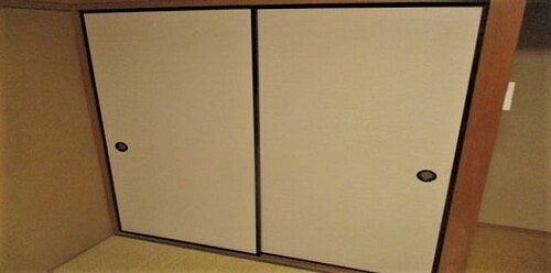 扇２丁目戸建の収納|押入　和室約9.4畳　※2025年9月撮影