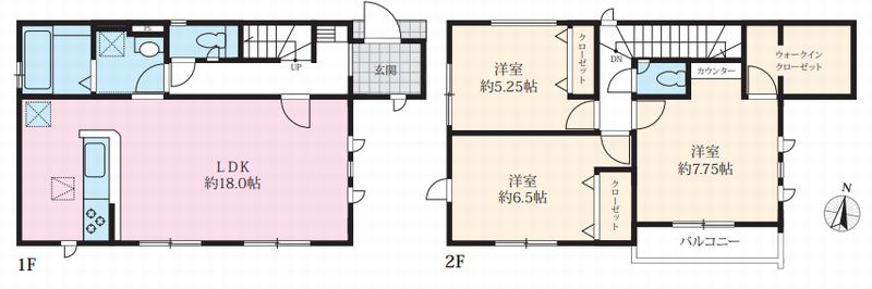 大磯町国府本郷新築戸建て　17期2号棟の区画図|区画図「大磯町国府本郷新築戸建て」