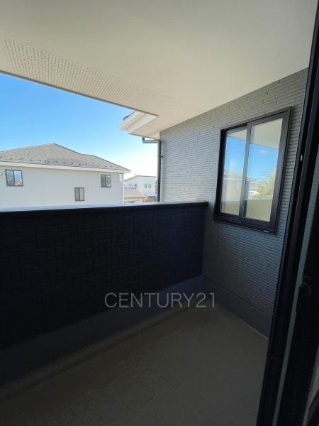 前橋市東善町１期２号棟のバルコニー|天井付きバルコニー