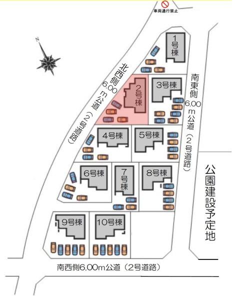 第３富士見町時沢２号棟の区画図|区画図
