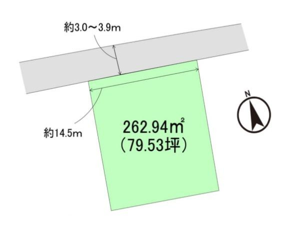 伊勢崎市波志江町土地の土地図