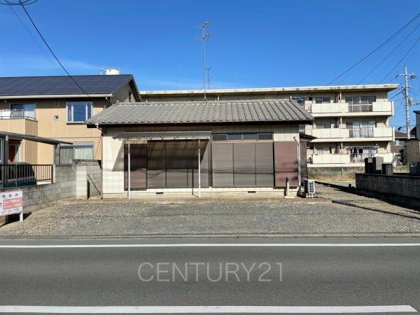 伊勢崎市今泉町一丁目土地の前面道路含む現地写真