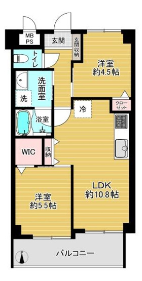 【間取り】 | ライオンズマンション都島第2