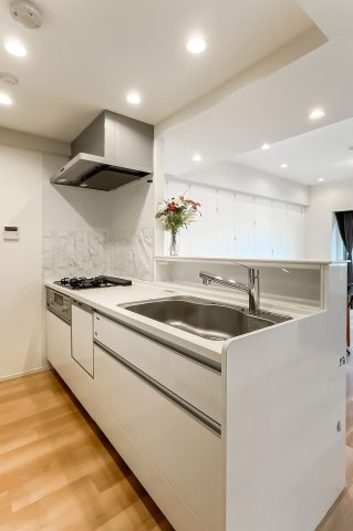 オーベル月島リバージュグランのキッチン