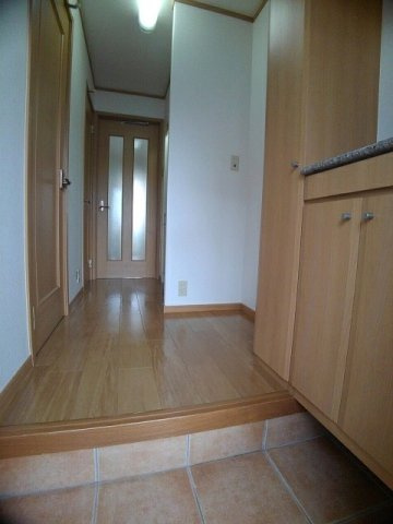 ソレイユＫの玄関